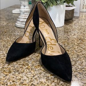 Sam Edelman Black Suede Heels